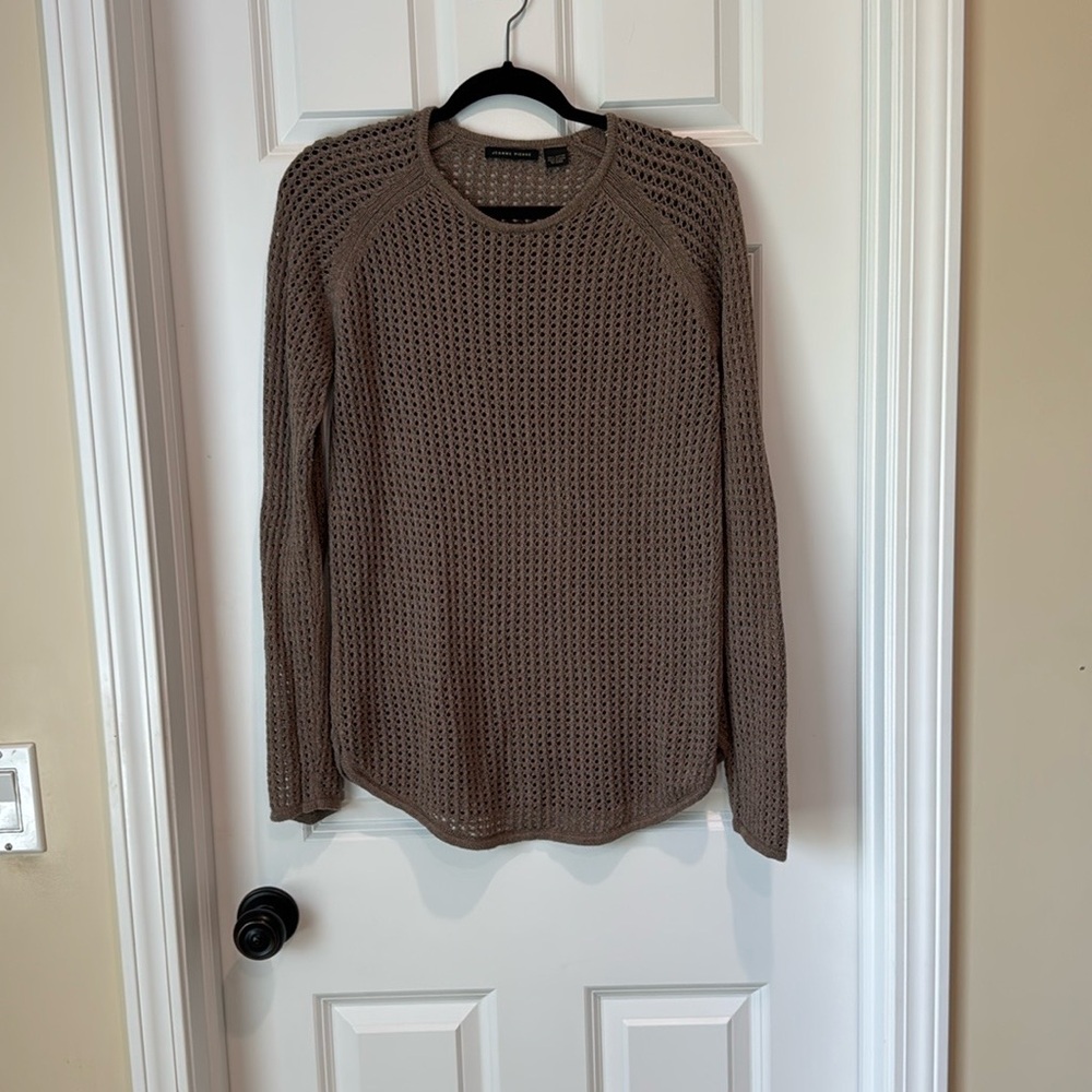 Jeanne Pierre -‎ Knit Women's Sweater - Size S - Brown